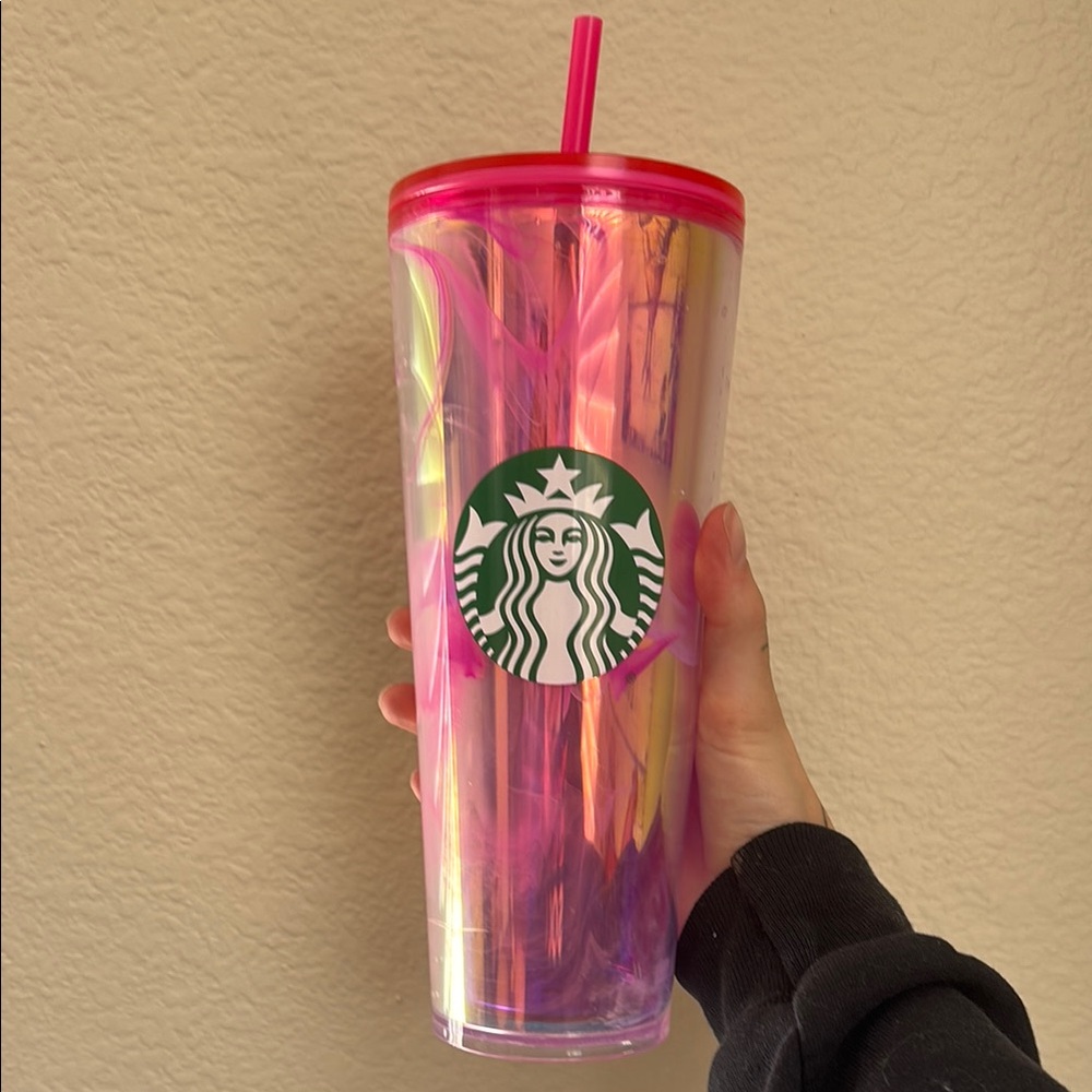 Starbucks Spring 2023 Pink Swirl Tumbler